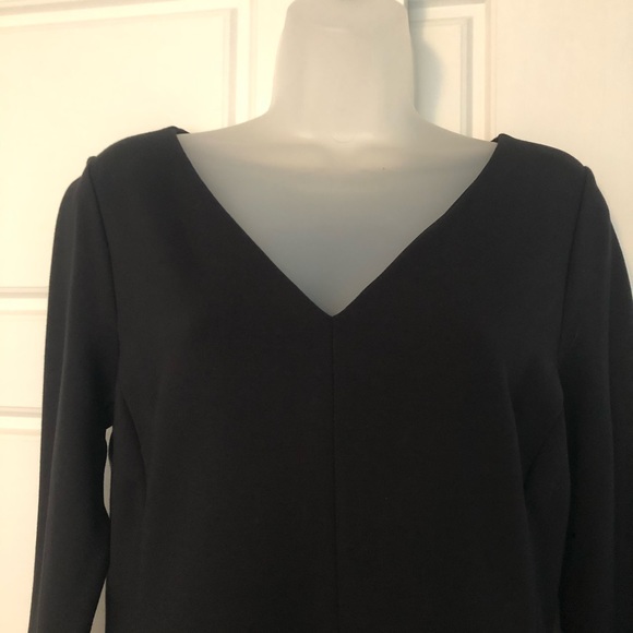 Ann Taylor black ponte sheath dress - Picture 3 of 6